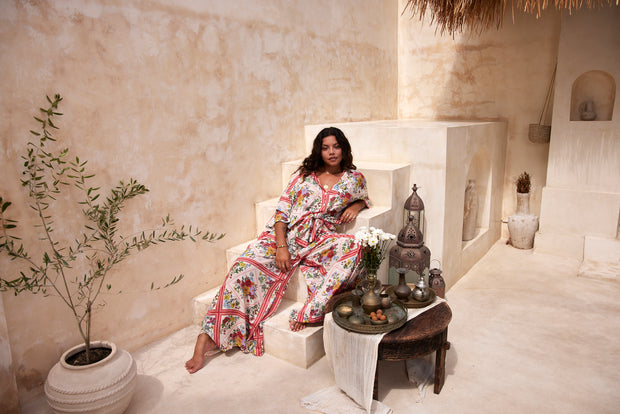 HIGH GARDEN WIDE LEG PANTS - DAYLIGHT