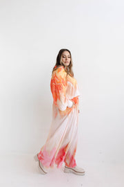 RIPPLE WIDE LEG PANTS - DAWN
