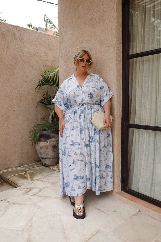 [LIMITED EDITION] VILLA OF LOVE TIE SHIRTDRESS