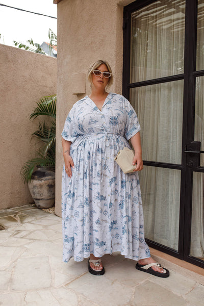 [LIMITED EDITION] VILLA OF LOVE TIE SHIRTDRESS