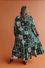 ASTROLOGY SMOCK GOWN - DUSK