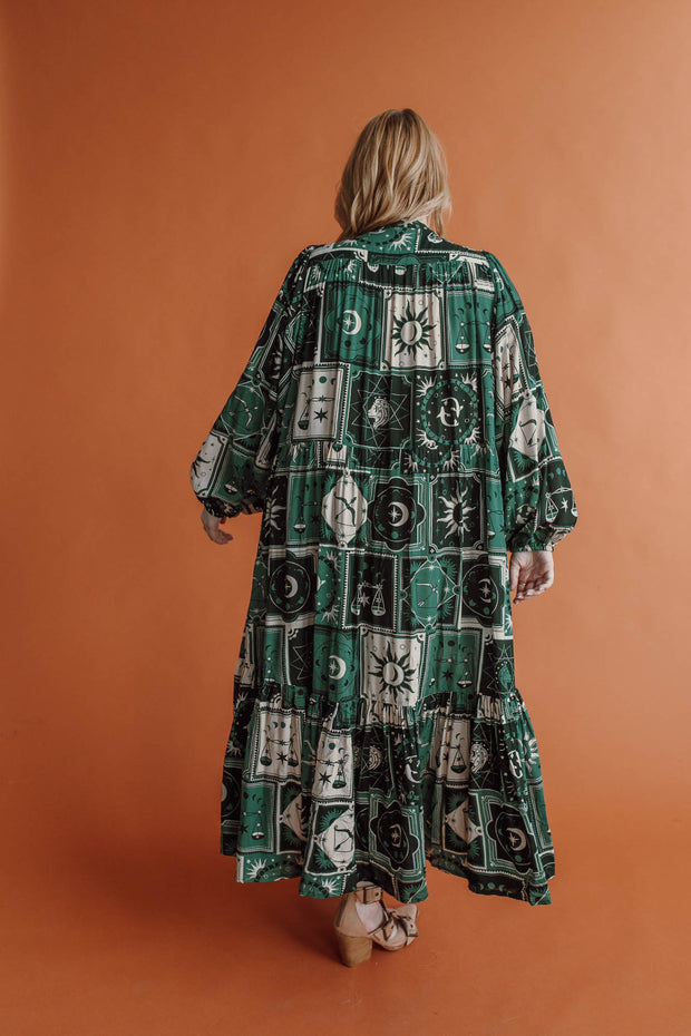 ASTROLOGY SMOCK GOWN - DUSK