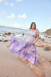 [PRE-ORDER] RIPPLE TIERED DRESS - DUSK