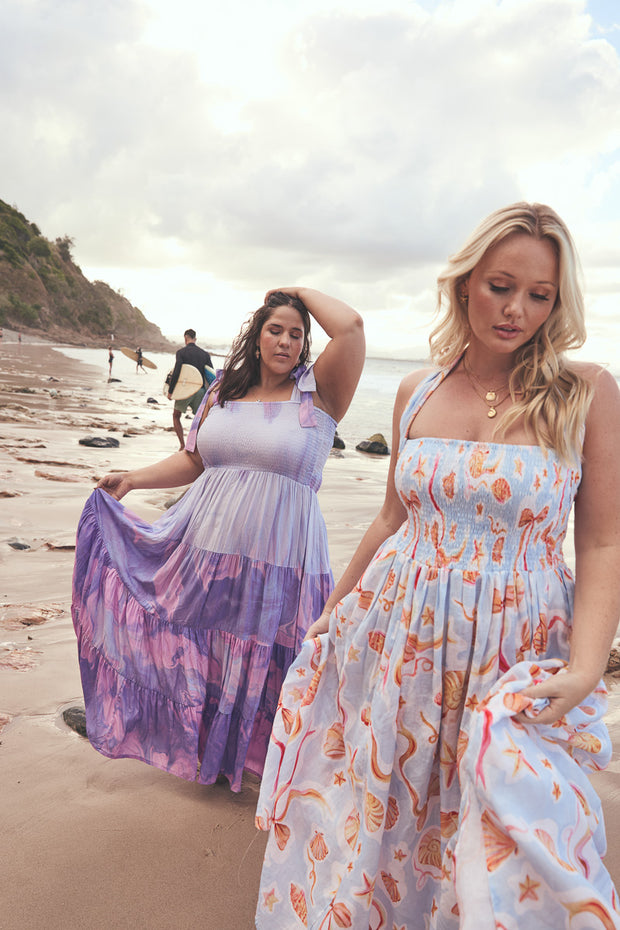 [PRE-ORDER] RIPPLE TIERED DRESS - DUSK