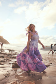 [PRE-ORDER] RIPPLE TIERED DRESS - DUSK