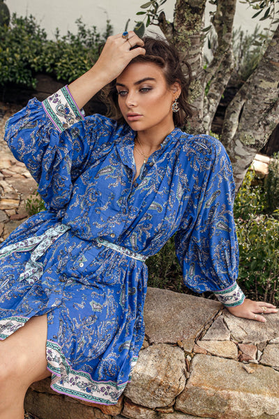 (SAMPLE) DUSK PAISLEY MINI DRESS