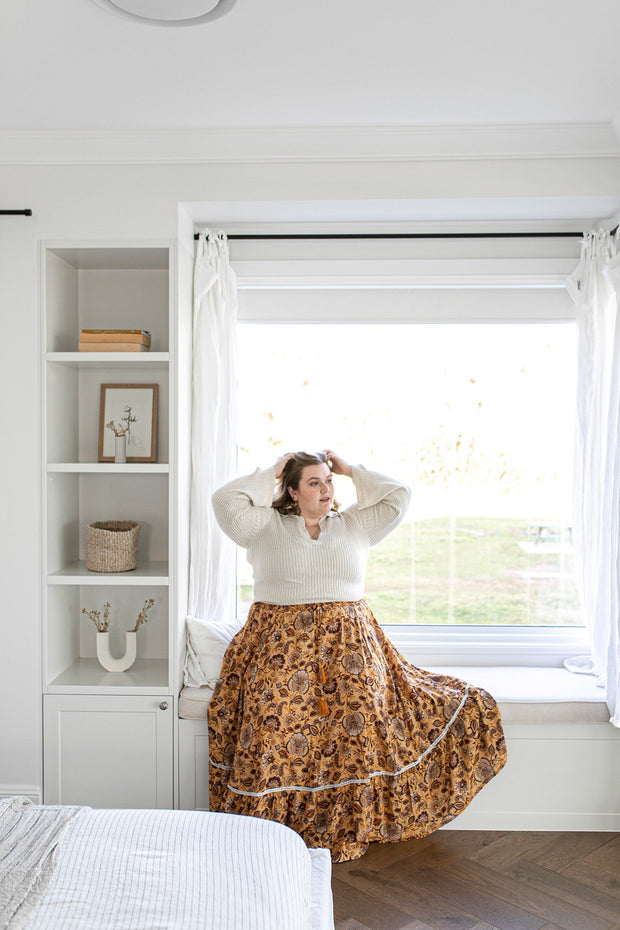 [PRE-ORDER] KATIE SKIRT - MUSTARD