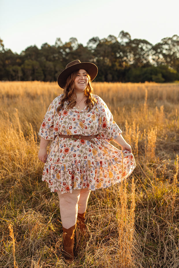 ECRU WAYFARER TUNIC DRESS