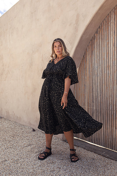 MIDNIGHT STARRY GOWN