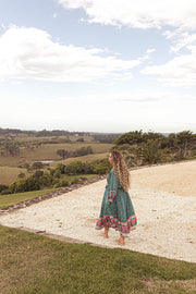 (SAMPLE) SEA GREEN MOON CHANT GOWN