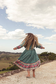 (SAMPLE) SEA GREEN MOON CHANT GOWN