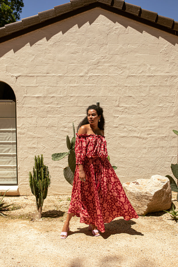 FLORET DELILAH BLOUSE - ROSÉ