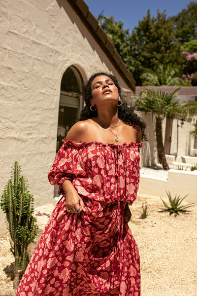 FLORET DELILAH BLOUSE - ROSÉ