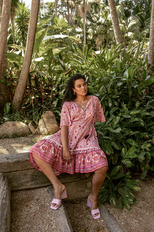 [FAULTY] BLOSSOM TUNIC DRESS - MUSK