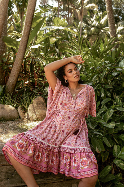[FAULTY] BLOSSOM TUNIC DRESS - MUSK