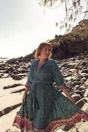 (SAMPLE) SEA GREEN MOON CHANT GOWN
