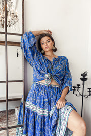 DUSK PAISLEY MAXI SKIRT