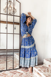 DUSK PAISLEY MAXI SKIRT