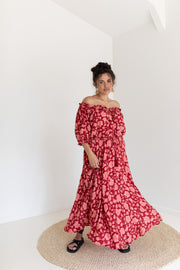 FLORET MAXI SKIRT - ROSÉ
