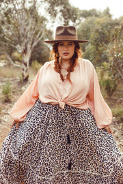 PEACH WAYFARER BLOUSE