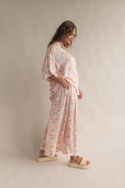 PALMA WIDE LEG PANTS - BLUSH