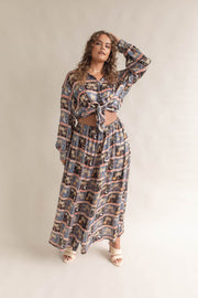 PALMA WIDE LEG PANTS - MIDNIGHT