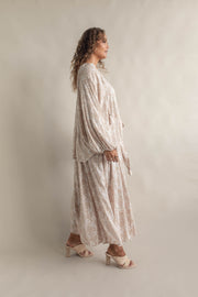 CASA PALAZZO PANTS - CREAM