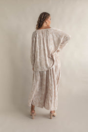 CASA PALAZZO PANTS - CREAM