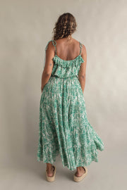 CASA STRAPPY GOWN - JADE