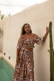 DAWN MYSTIC SHIRRED BLOUSE