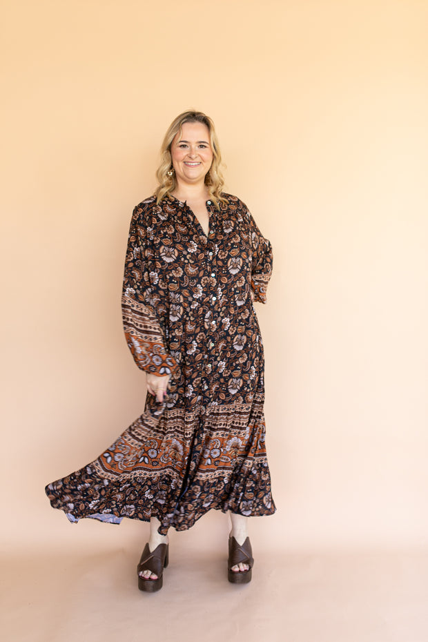 SOLSTICE SMOCK GOWN - NIGHTSHADE