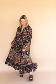 SOLSTICE SMOCK GOWN - NIGHTSHADE