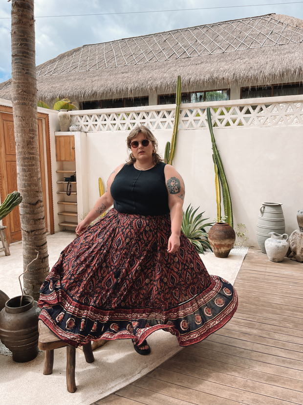LA LUNA SKIRT - NIGHTSHADE