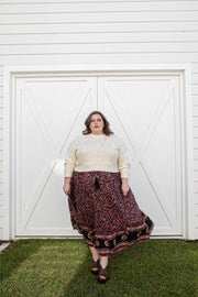 LA LUNA SKIRT - NIGHTSHADE