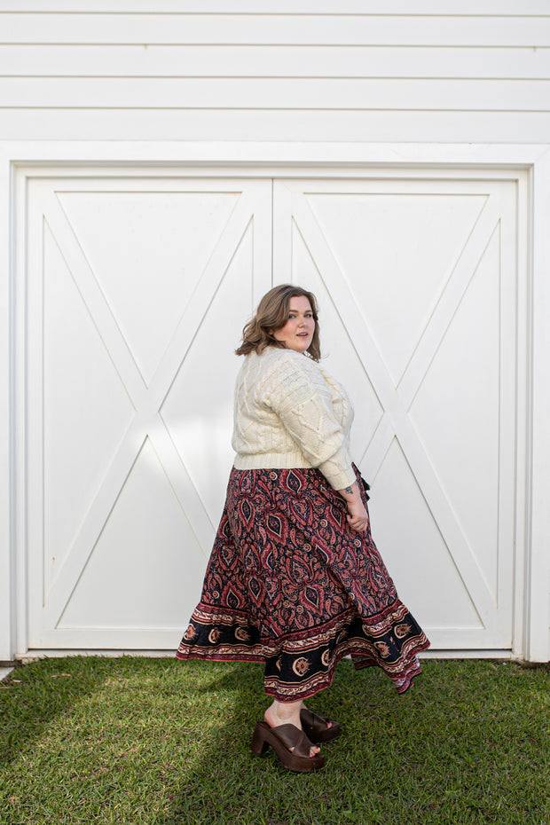 LA LUNA SKIRT - NIGHTSHADE