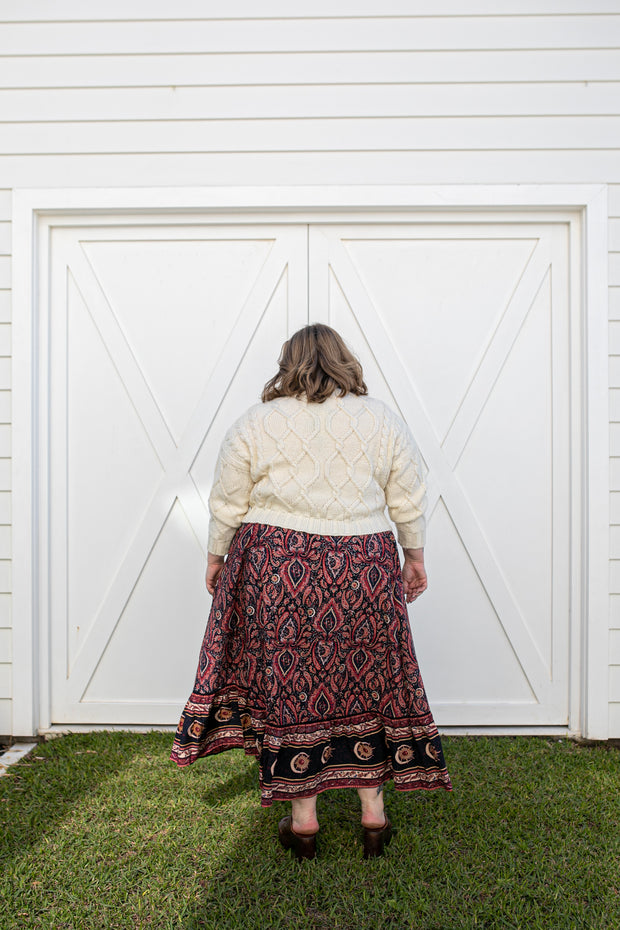 LA LUNA SKIRT - NIGHTSHADE
