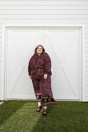 LA LUNA PALAZZO PANTS - NIGHTSHADE