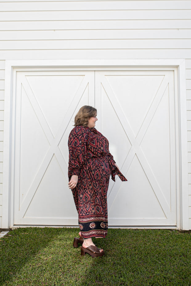 LA LUNA PALAZZO PANTS - NIGHTSHADE