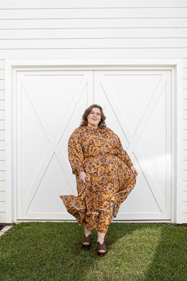 [PRE-ORDER] KATIE SKIRT - MUSTARD