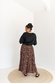 [PRE-ORDER] SECRET GARDEN PALAZZO PANTS - BLACK