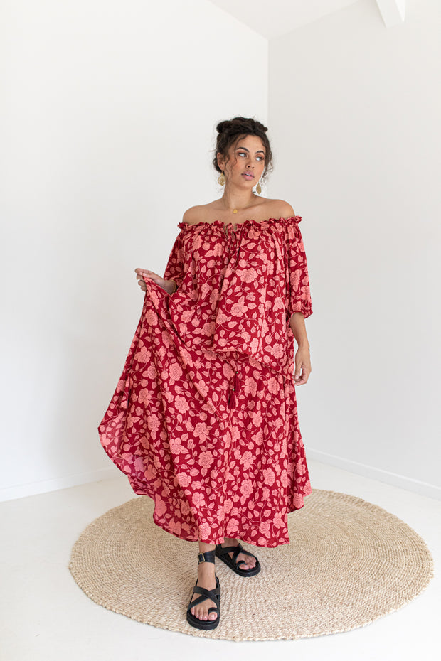 FLORET DELILAH BLOUSE - ROSÉ