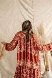 TERRACOTTA MEADOW BLOUSE
