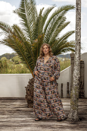 PALMA WIDE LEG PANTS - MIDNIGHT