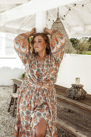 PARADISE BUTTON DOWN BLOUSE - CREAM