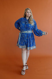 (SAMPLE) DUSK PAISLEY MINI DRESS