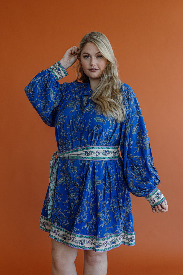 (SAMPLE) DUSK PAISLEY MINI DRESS