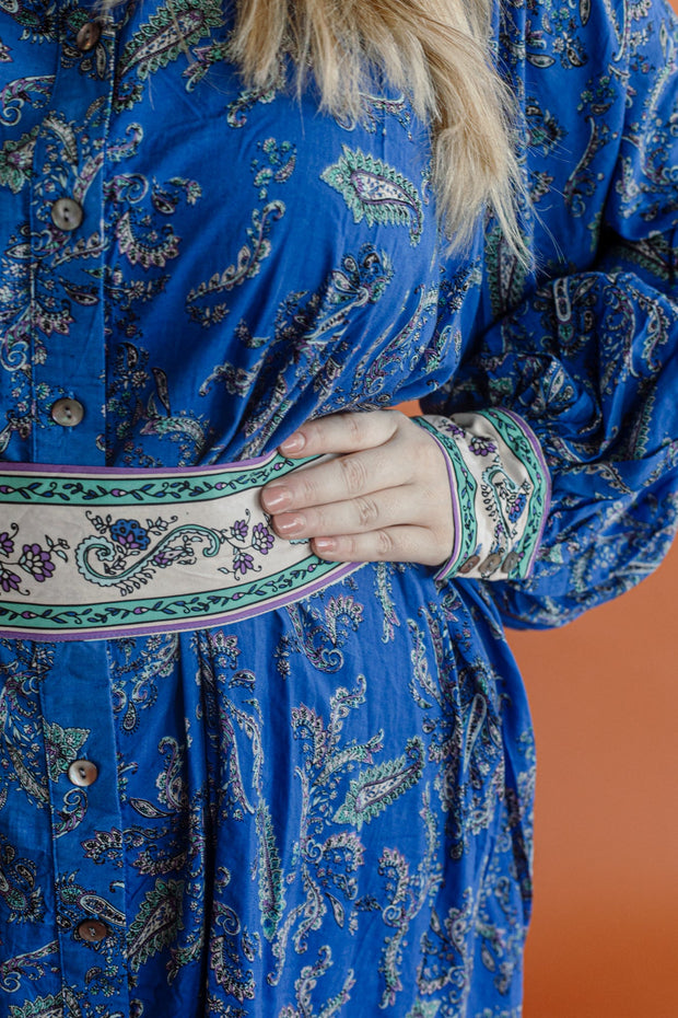 (SAMPLE) DUSK PAISLEY MINI DRESS