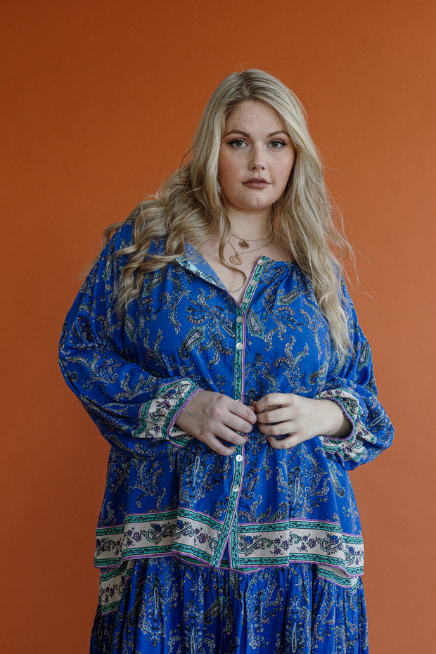 DUSK PAISLEY BLOUSE