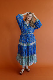 DUSK PAISLEY MAXI SKIRT