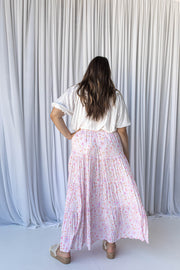 ETHEREAL TIERED MAXI SKIRT